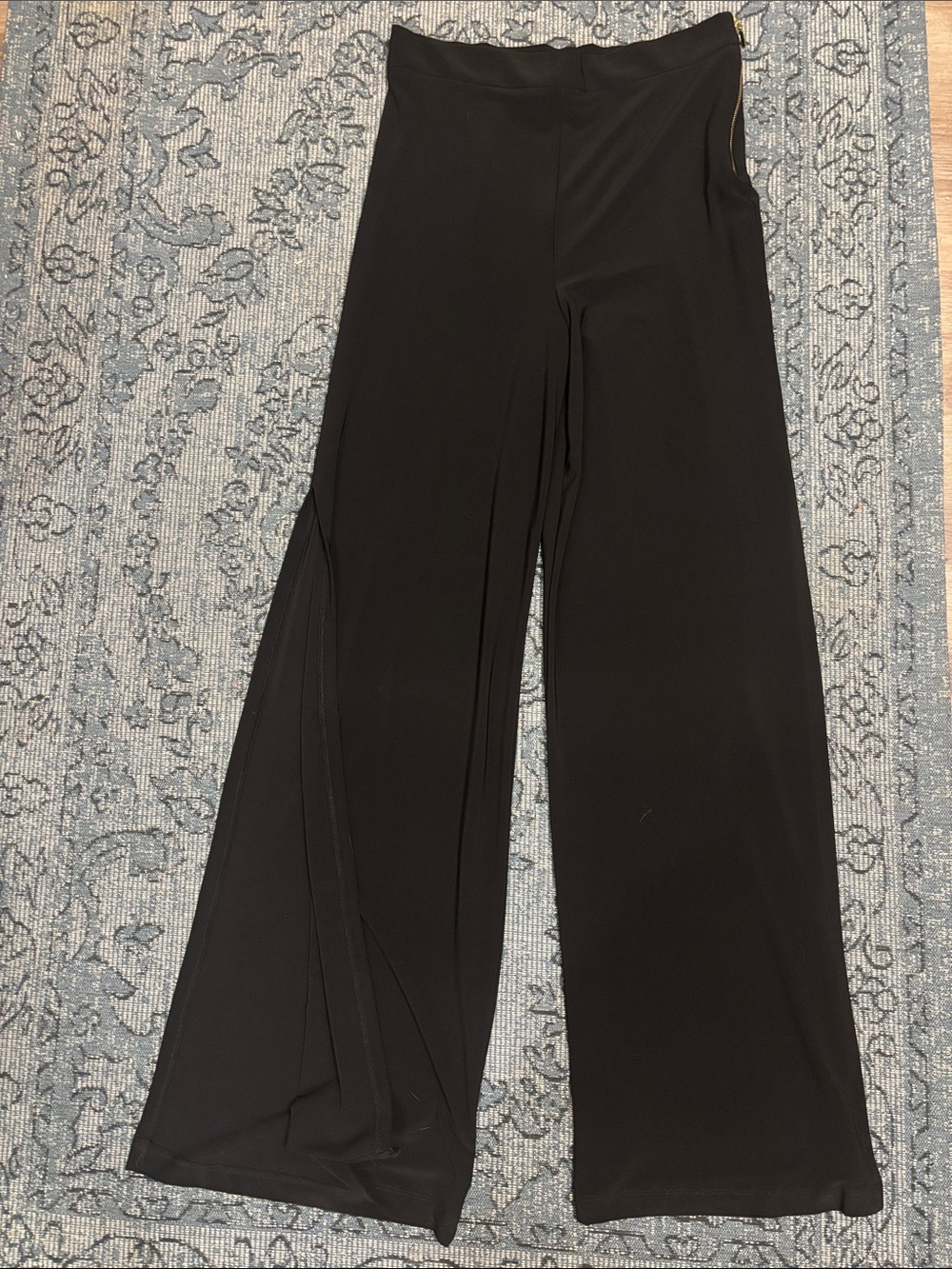 Frank Lyman Design Black Wide-Leg Palazzo Pants